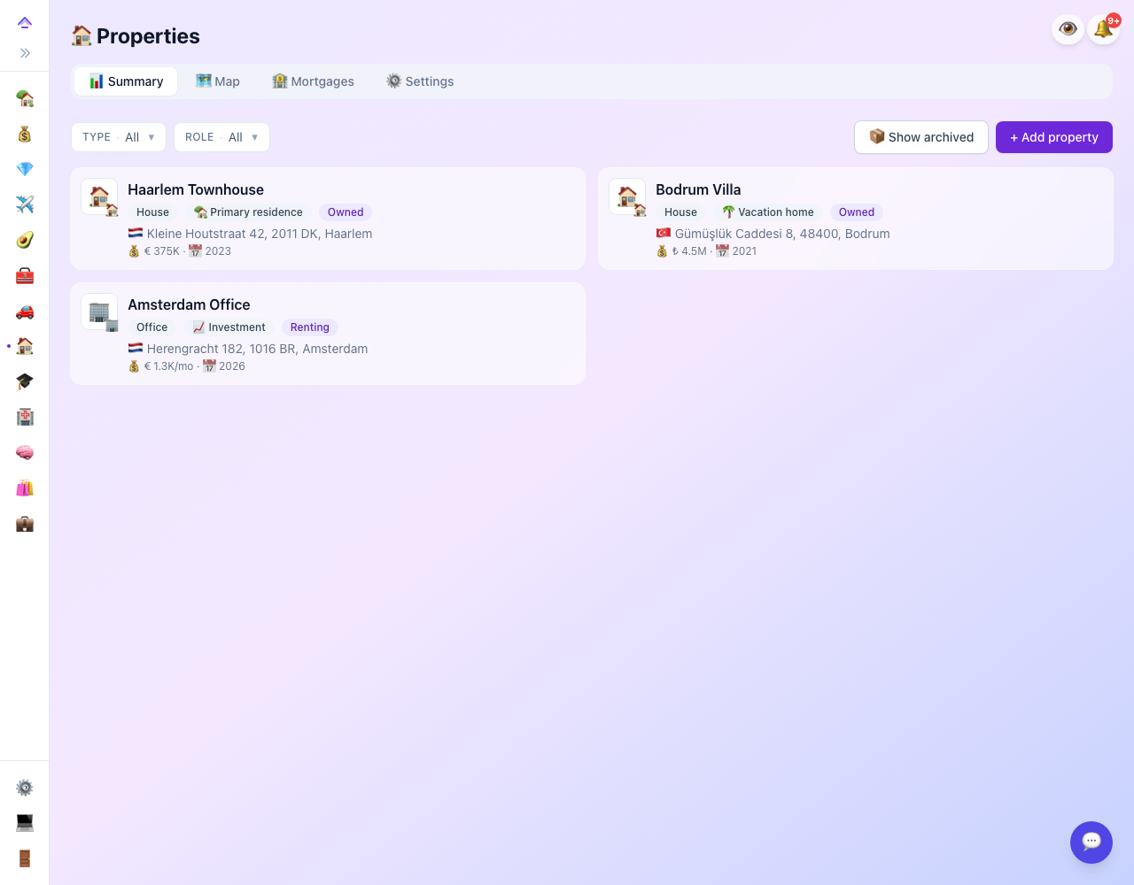 Manage every property you own